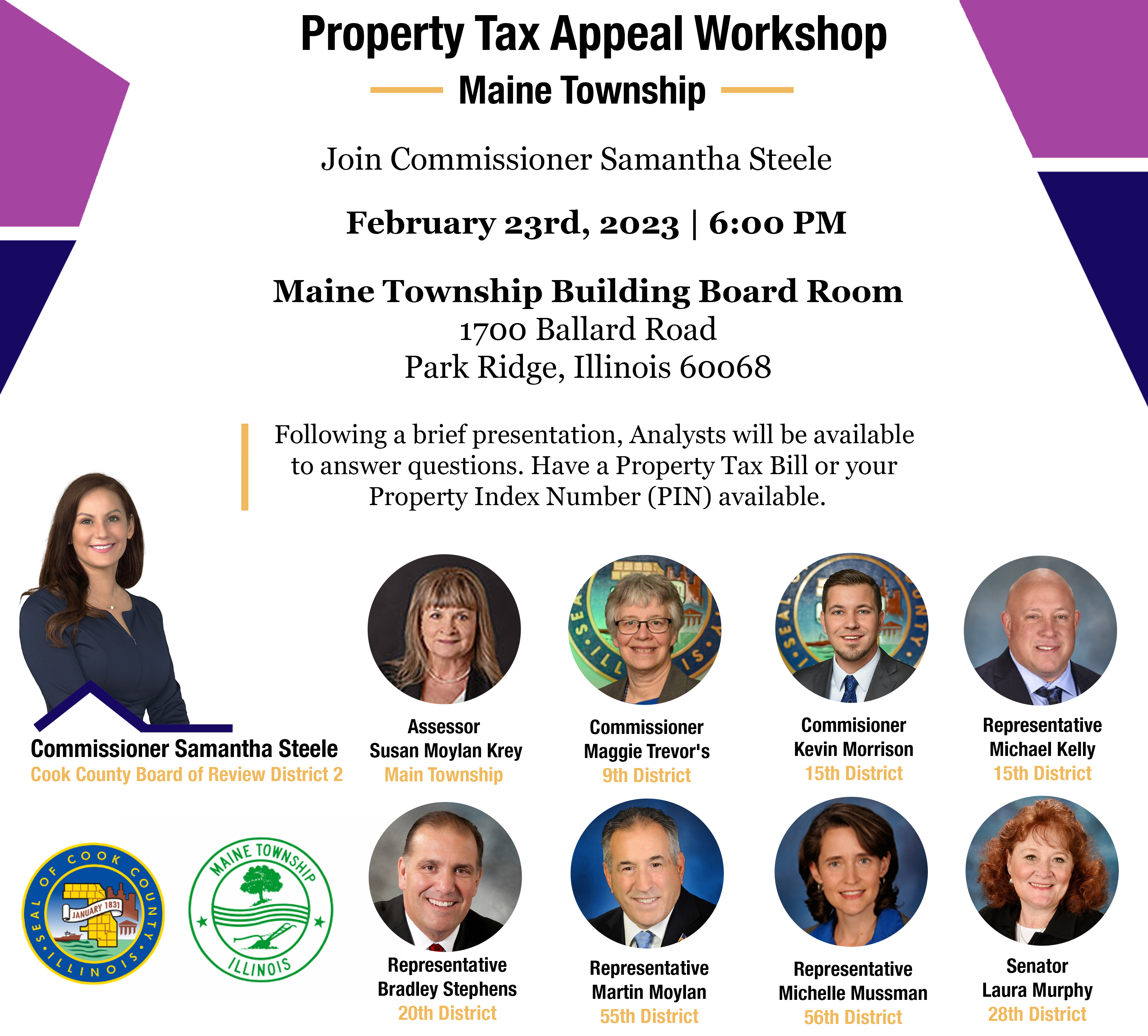 Maine Township Property Tax Seminar