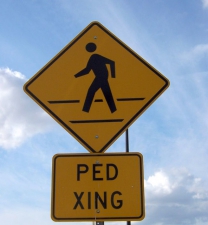 Pedestrian Crossing Sign